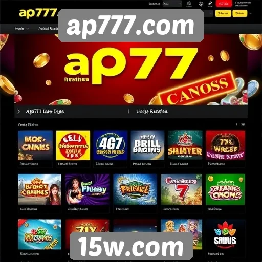 Análise da interface do usuário do ap777.com